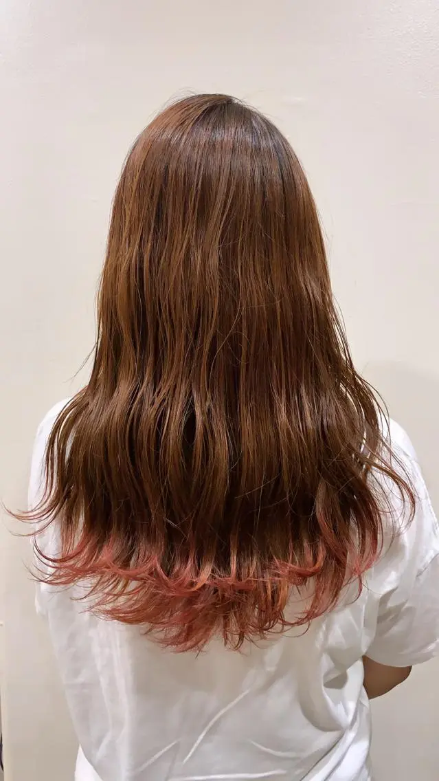 ロング ヘアカラー トリートメント ヘッドスパ ヘアセット 大宮/山口 竣也のヘアスタイル