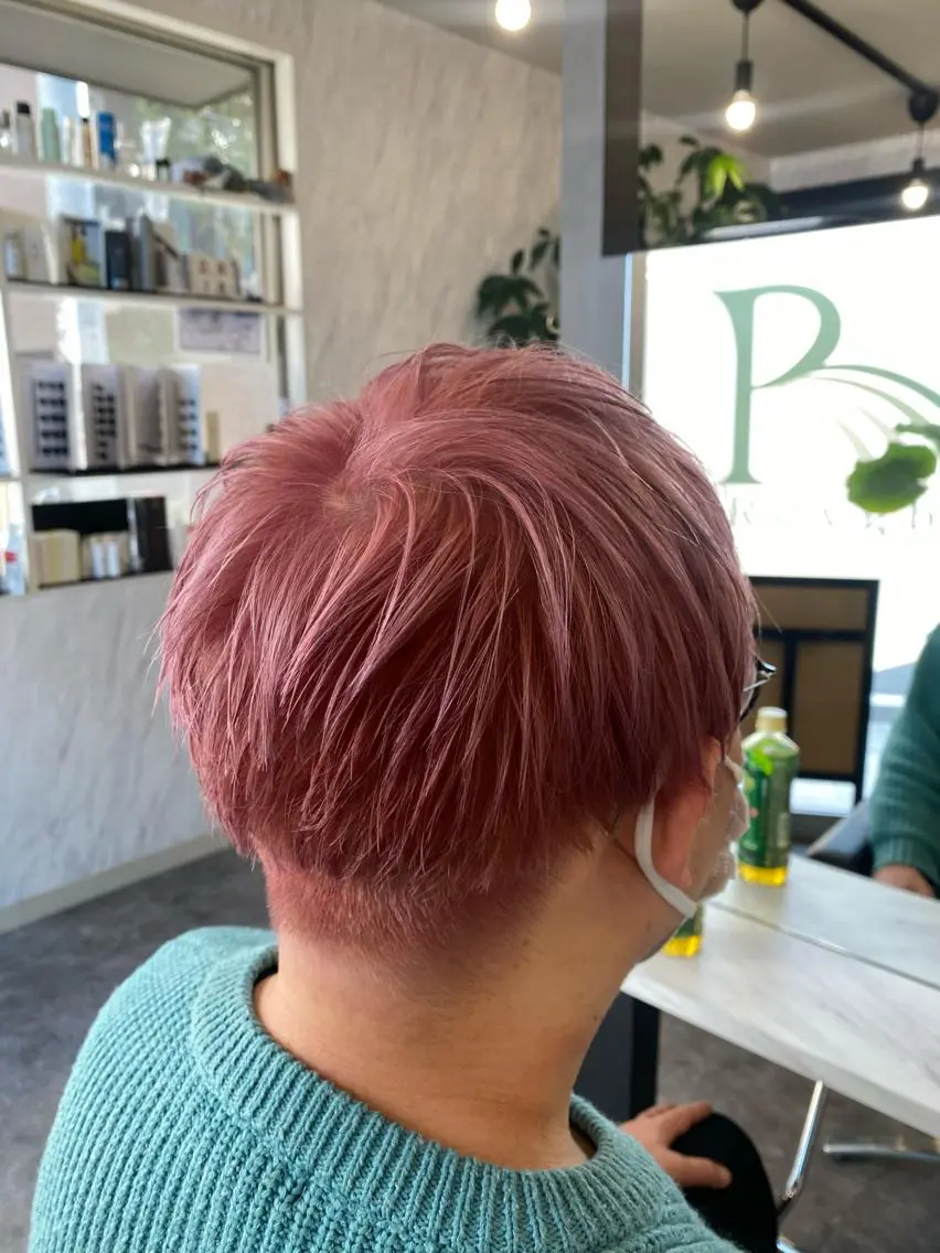 ショート カラー メンズ ヘアカラー roygbiv ✨髪質改善✨美髪✨のヘアスタイル
