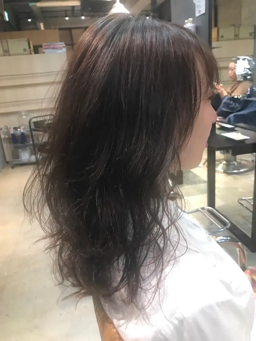 ミディアム パーマ ミディアムパーマ 髪質改善🌟 TAKERUのヘアスタイル