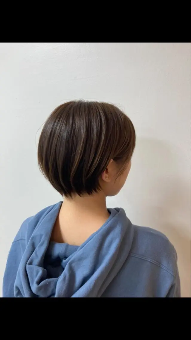 ショート 伸びても可愛いカラー 愛甲竜佑のヘアスタイル