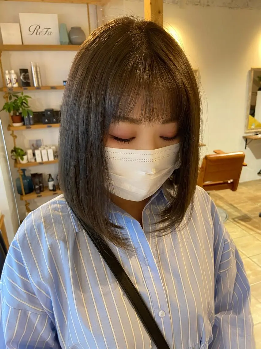 カラー ayumi🦖/ 似合わせカラー🤎のヘアスタイル