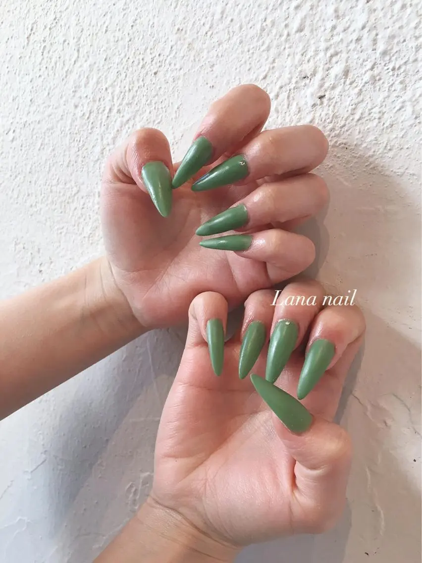 ネイル マットネイル ハンドネイル Lana nailのネイルデザイン