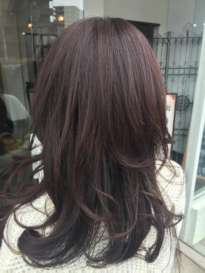 カラー 中山 ルミ子のヘアスタイル