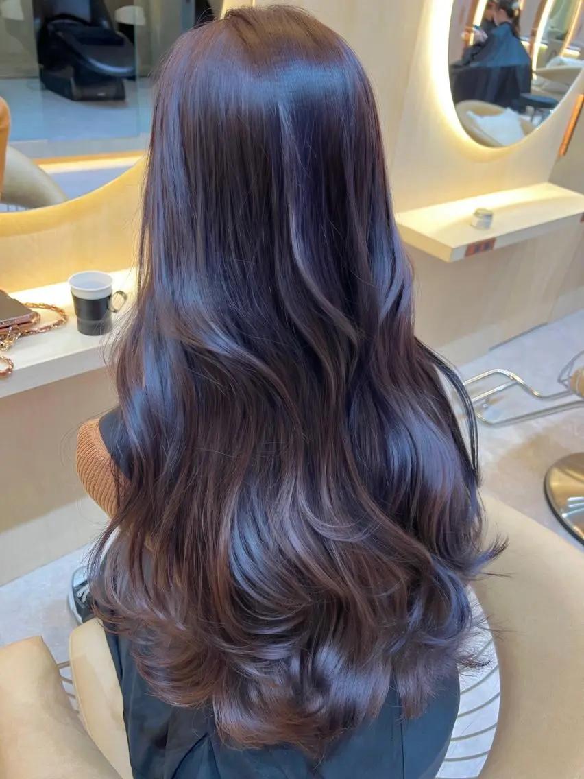 ロング カラー カット ヘアカラー トリートメント レイヤーカット/ 顔周り 五島巨幹のヘアスタイル