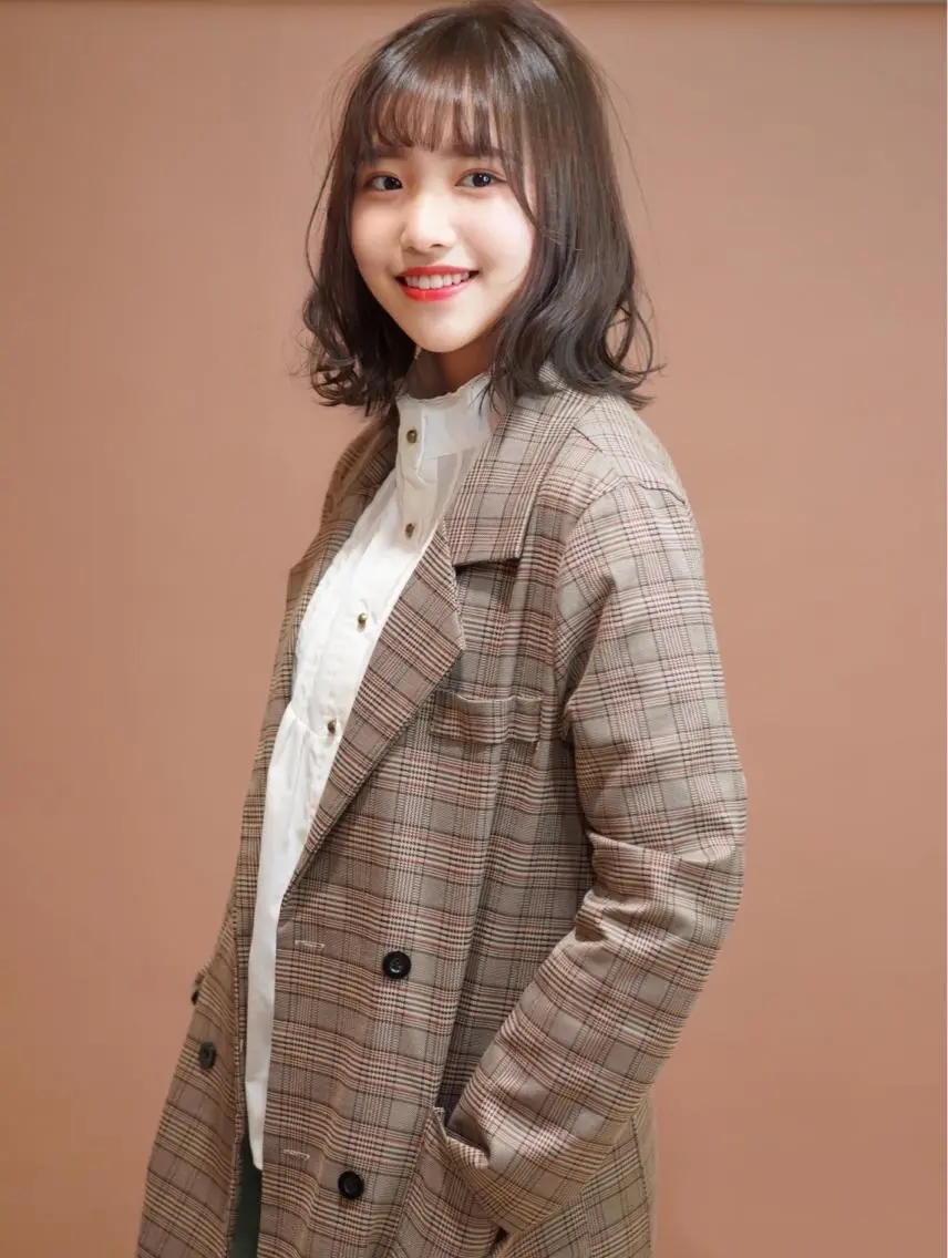 ミディアム 永野 良一のヘアスタイル