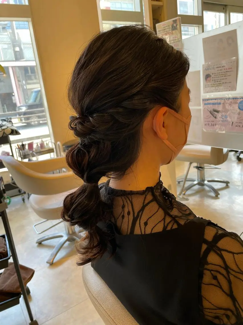 ヘアアレンジ ヘアセット 本田 卓也のヘアスタイル