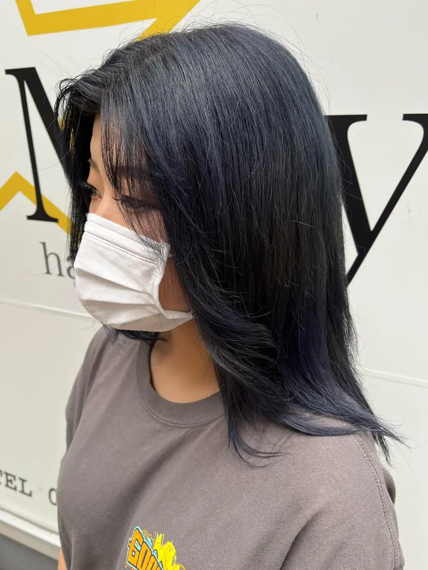 セミロング アッシュ 髪質改善✨/中屋敷 はじめのヘアスタイル