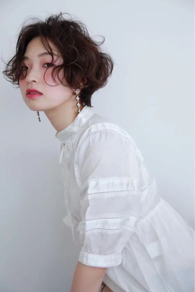 セミロング カラー パーマ ヘアアレンジ メンズ キッズ ネイル マツエク・マツパ EnBlesS西宮 マンツーマン神道有基のヘアスタイル
