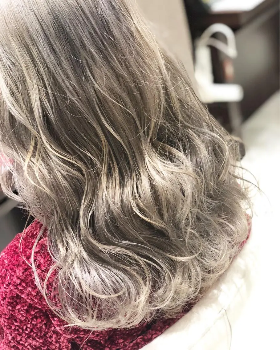 ロング カラー ヘアアレンジ イルミナカラー 渡辺　亮/髪質改善 レイヤーカットのヘアスタイル