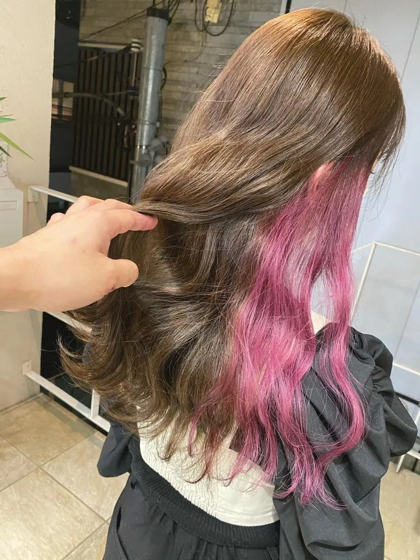 セミロング 境 健助のヘアスタイル
