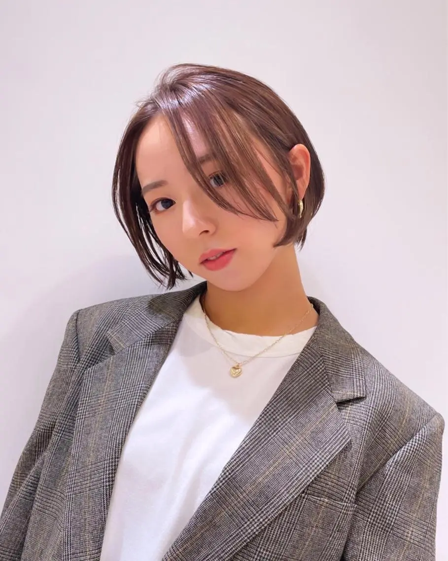 ショート パーマ ARMONY秋山輝也 コテ巻き風パーマ特化のヘアスタイル