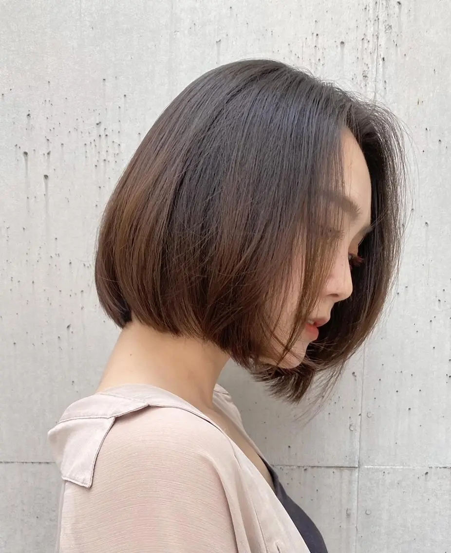 ミディアム カラー アッシュ アッシュブラウン ブラウンカラー カット ヘッドスパ 銀座店長🌟 片山雄太のヘアスタイル