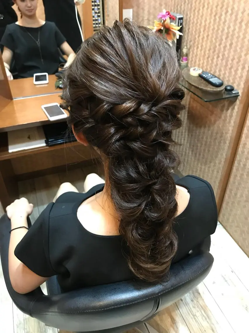 ヘアアレンジ 福永 里奈のヘアスタイル
