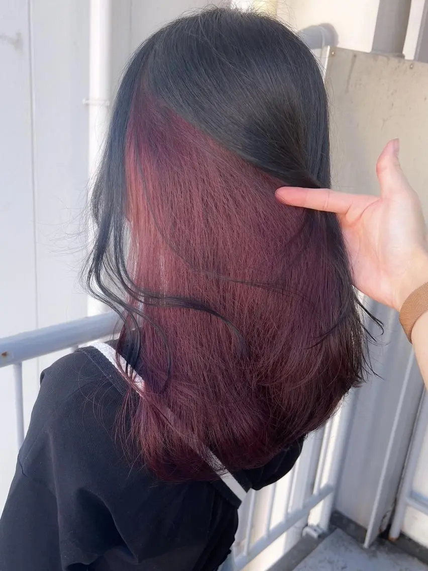 セミロング ヘアカラー トリートメント ヘッドスパ ヘアセット 🇰🇷韓国スタイル 🇰🇷友輝のヘアスタイル