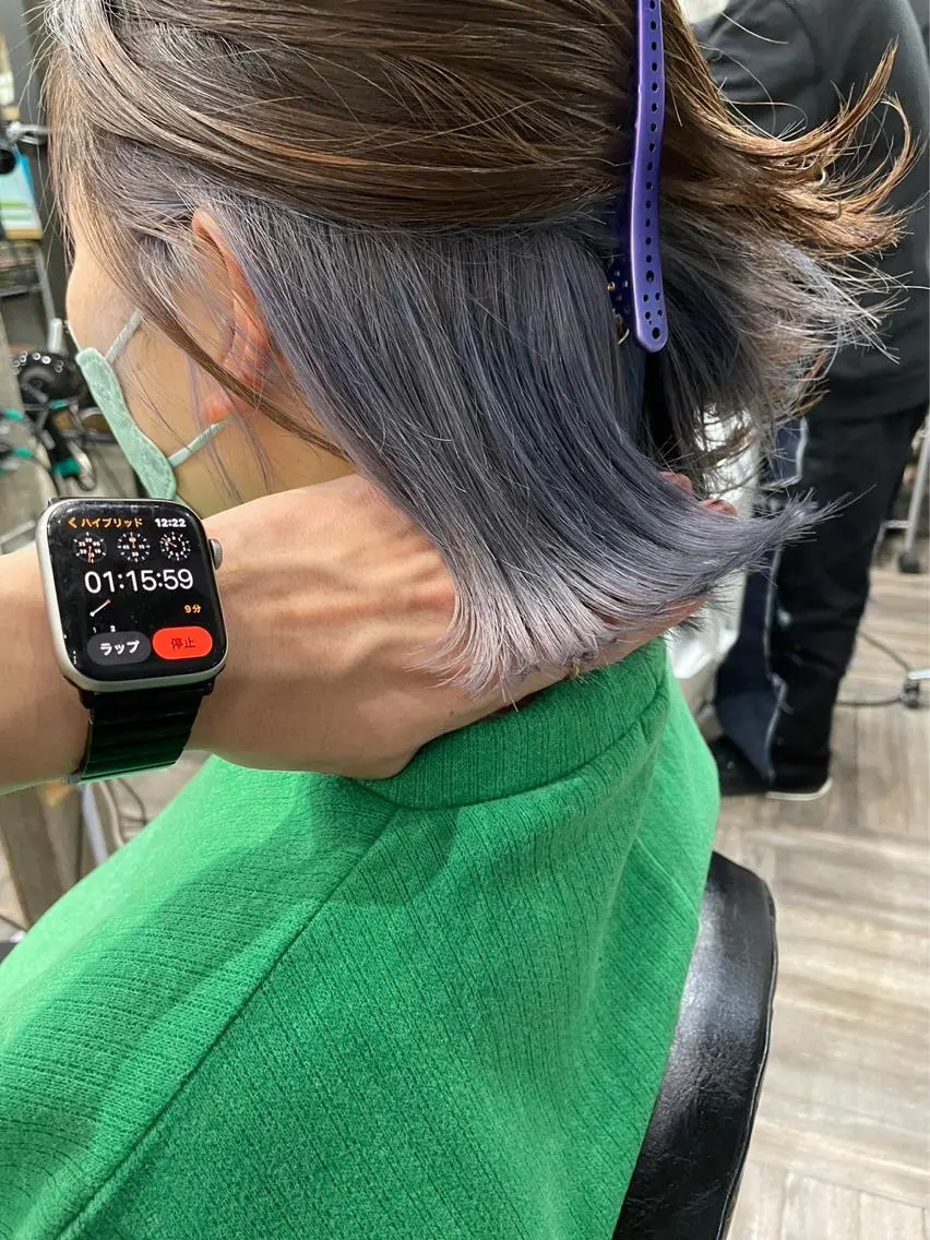 ミディアム 的場 渉のヘアスタイル