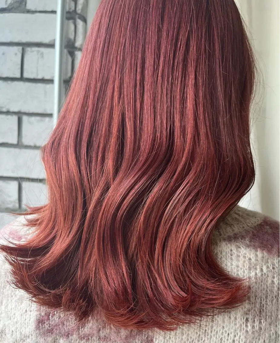 ロング u n aのヘアスタイル