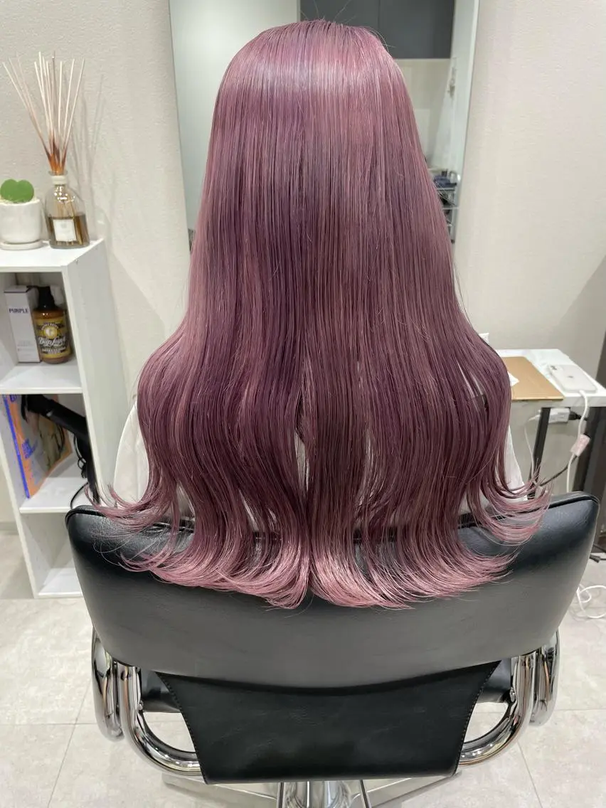 ロング カラー カット ヘアカラー 髪質改善will hairdesignのヘアスタイル