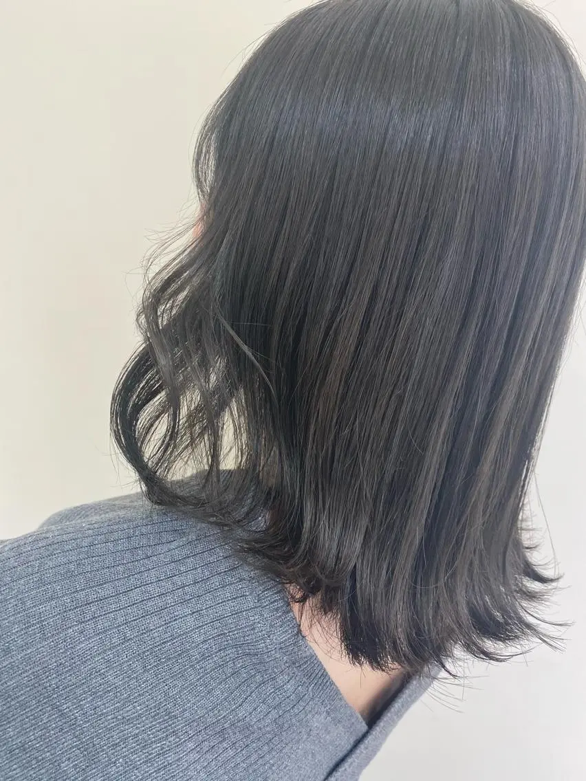 ミディアム カラー 銀座メンズ専門🖤 叶奈々のヘアスタイル