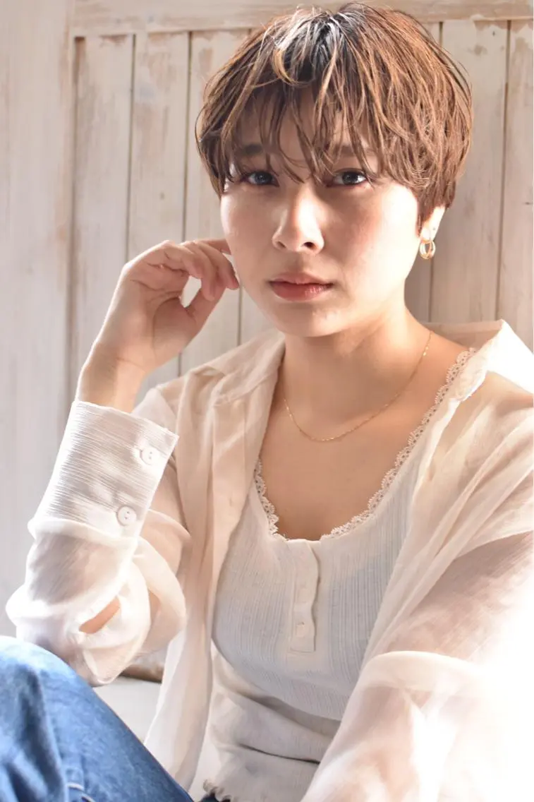 ショート メンズ特化美容師 ハスイルイのヘアスタイル