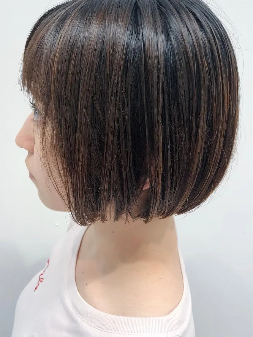 ショート カラー ボブ 似合わせ専門美容師 なかじまのヘアスタイル