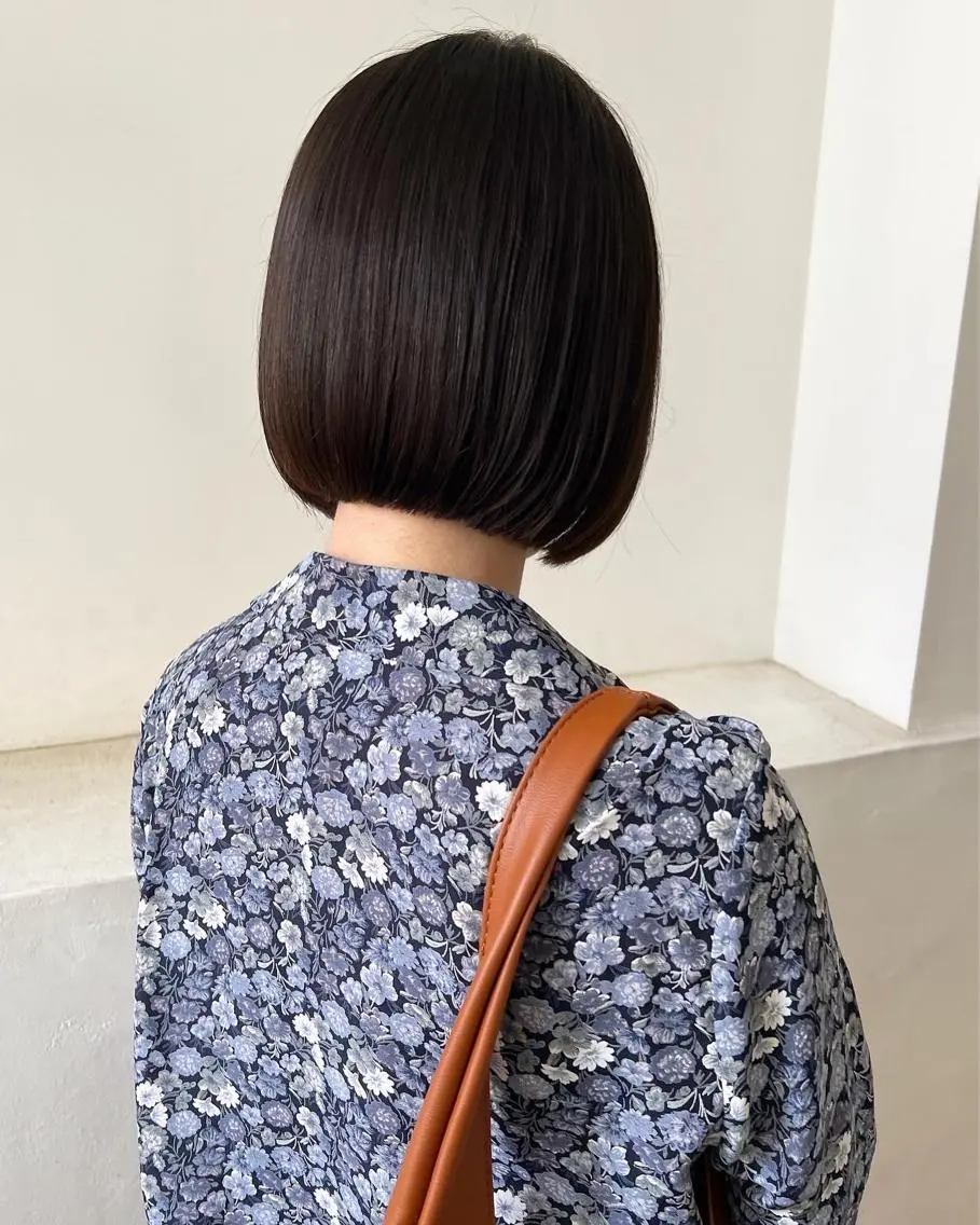 ショート ボブ 顔周りカット/透明感 カラー✂️MEIのヘアスタイル
