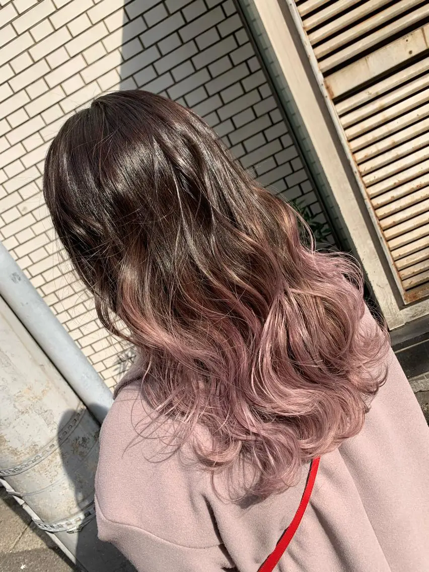 ロング 天野 開のヘアスタイル
