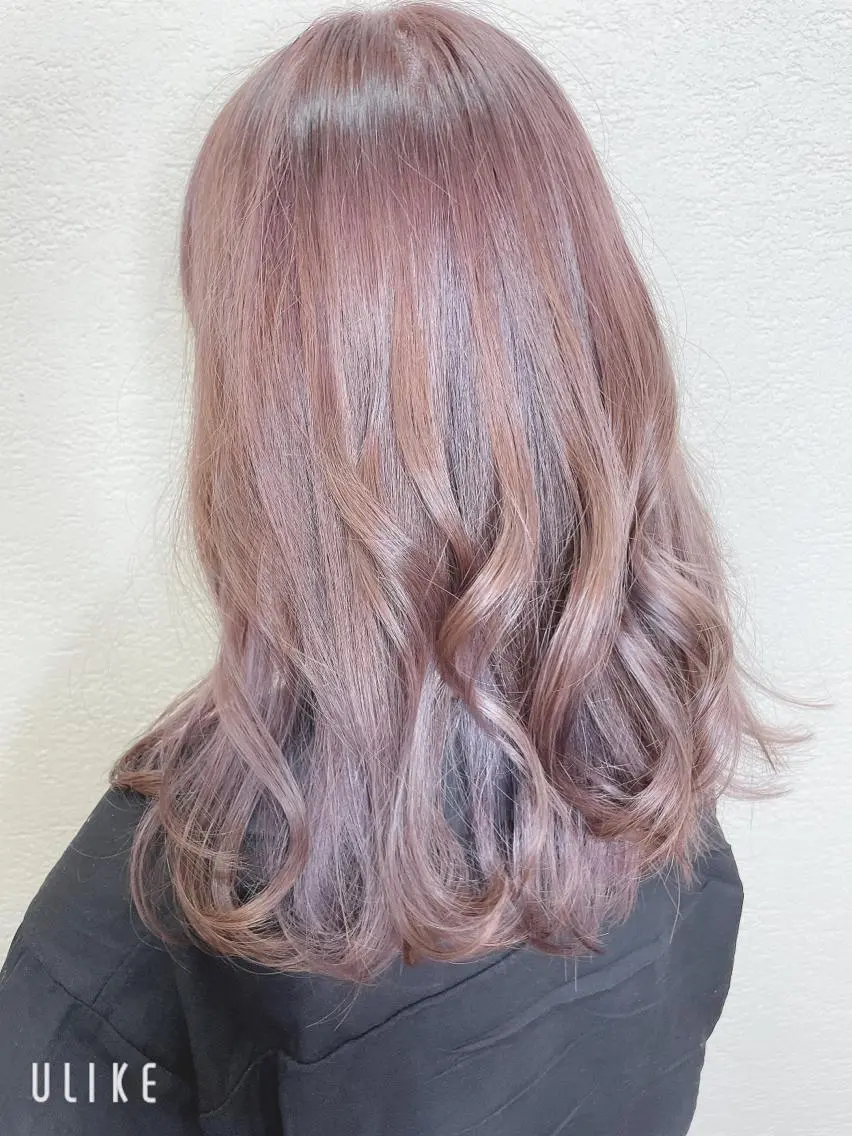 ロング カラー ベージュカラー バイオレットカラー カット ヘアカラー トリートメント ❣️モードケイズ塚口 和田一将のヘアスタイル