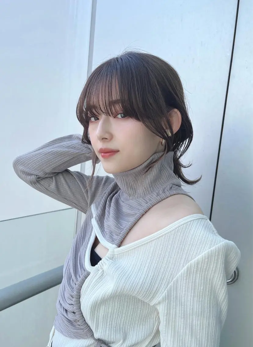 セミロング カット ヘアカラー トリートメント 🌫️大人韓国ヘア 🌫️naoyaのヘアスタイル
