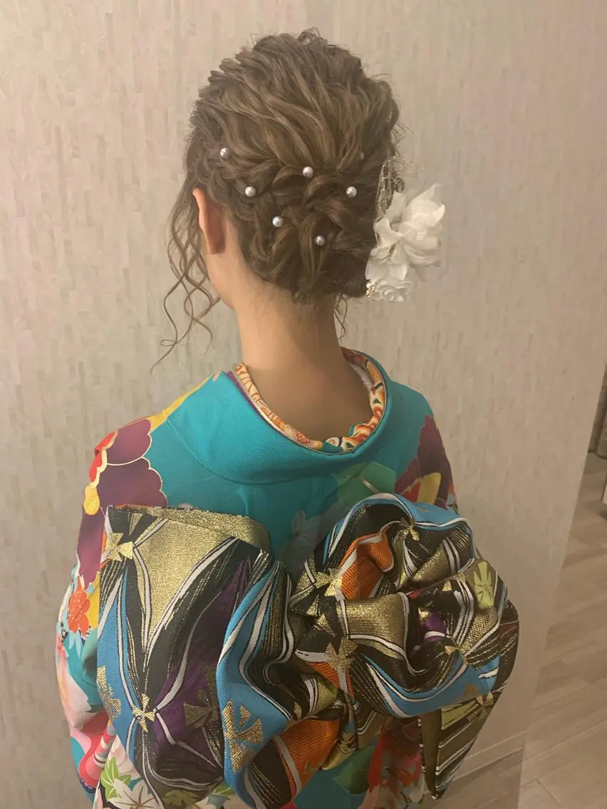 ミディアム ❁ヘアメ❁ YUMI ❁ゆみ❁横浜桜木町のヘアスタイル