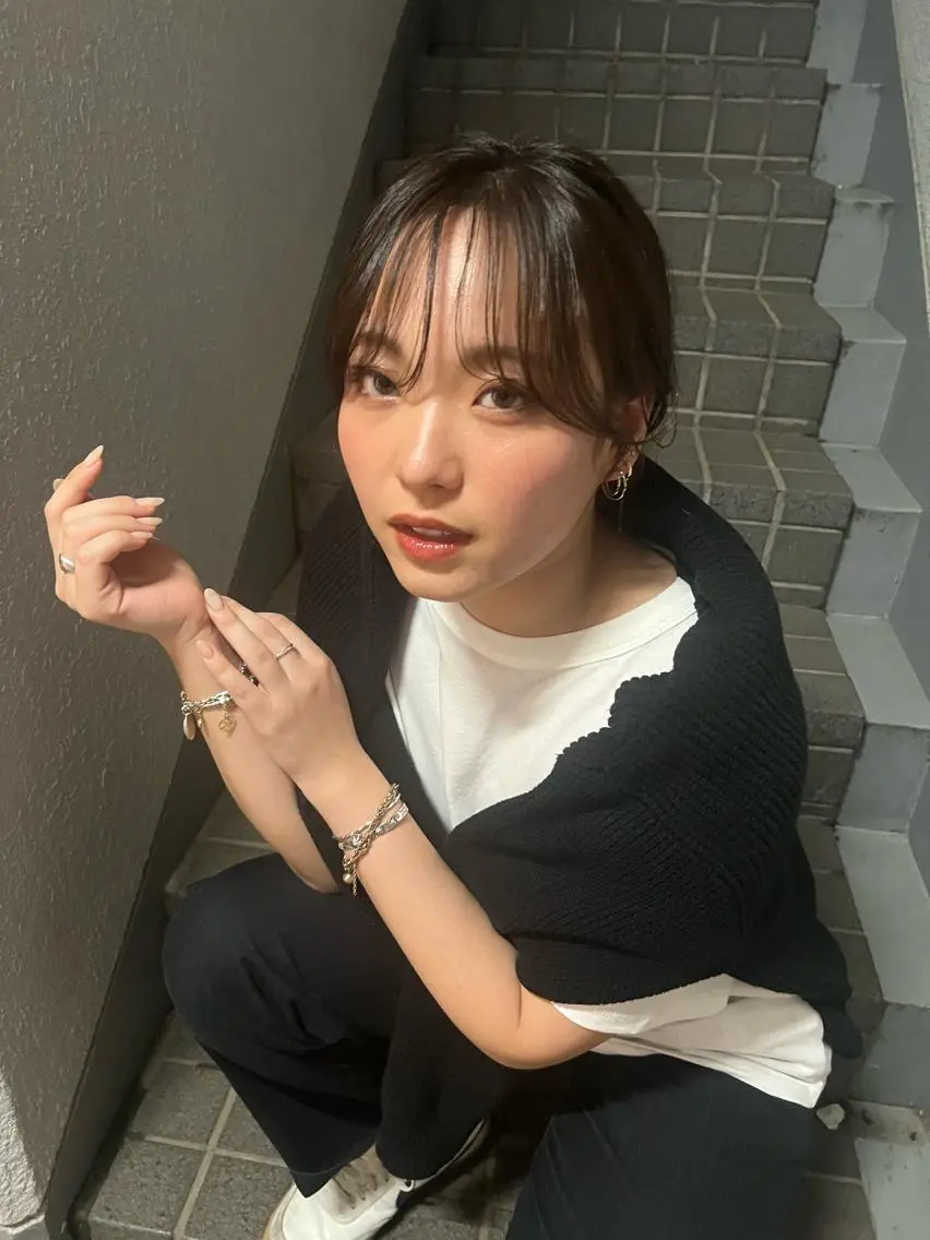 ヘアアレンジ ネイル アイブロウ ヘアメイクネイリスト hidemi中目黒のヘアスタイル