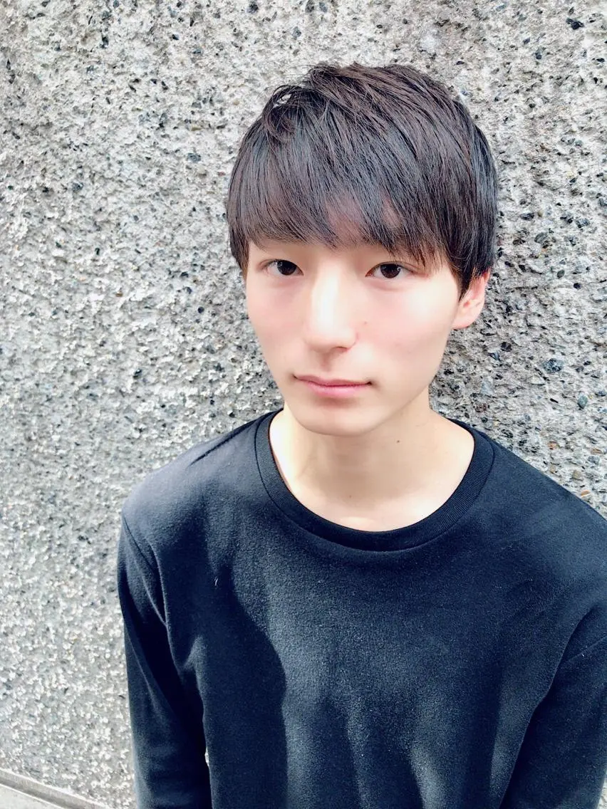 ショート カラー パーマ ヘアアレンジ メンズ マッシュ カット ちこ .のヘアスタイル