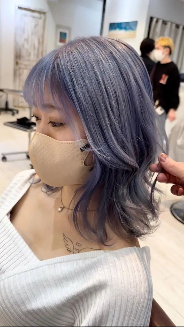 ミディアム カラー ブリーチ koheiのヘアスタイル