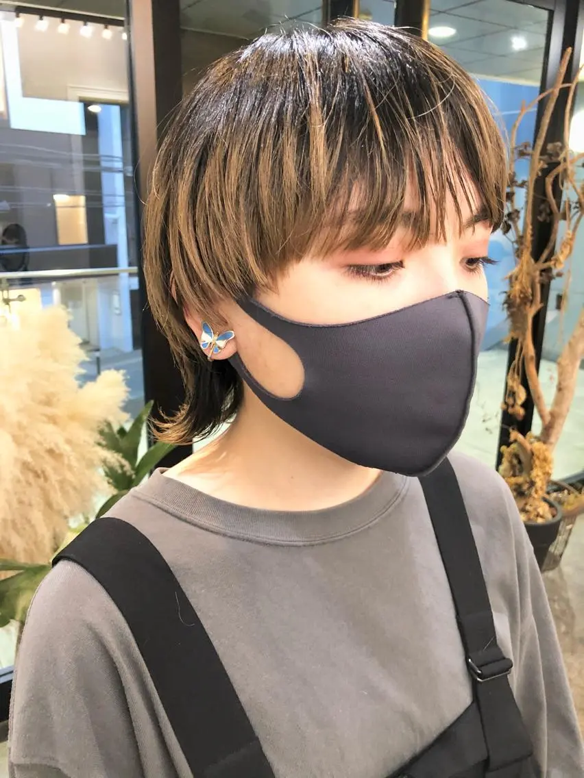 ショート ウルフカット カット 千葉 郁也のヘアスタイル