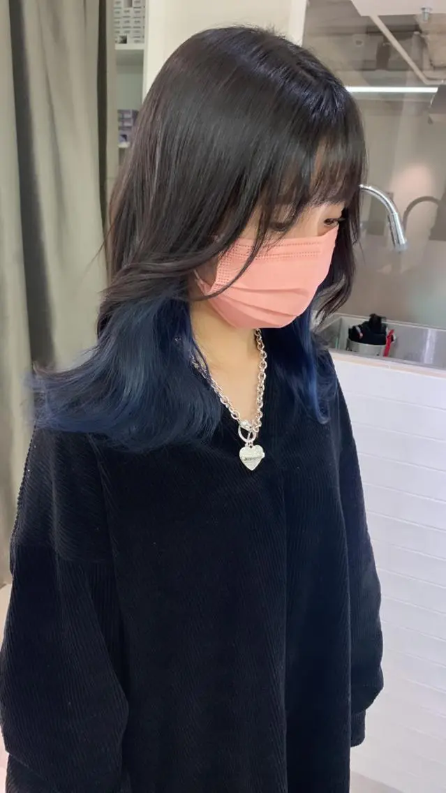 セミロング カラー パーマ ヘアアレンジ メンズ キッズ ネイル マツエク・マツパ 酸性ストレート 髪質改善大槻勇樹のヘアスタイル