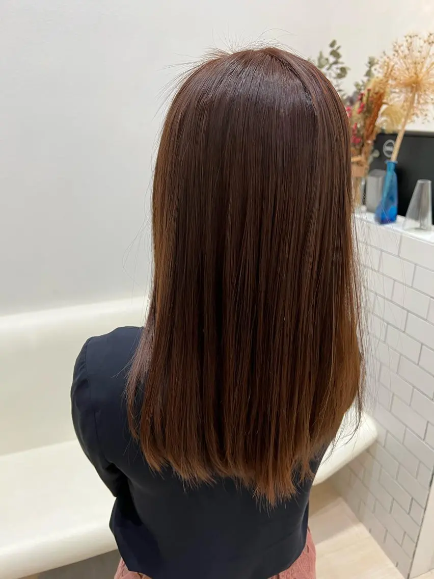 ミディアム カラー パーマ ヘアアレンジ メンズ キッズ マツエク・マツパ 縮毛矯正 堀井 凌平のヘアスタイル