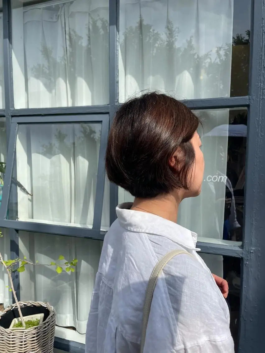 カラー 岩崎 優のヘアスタイル