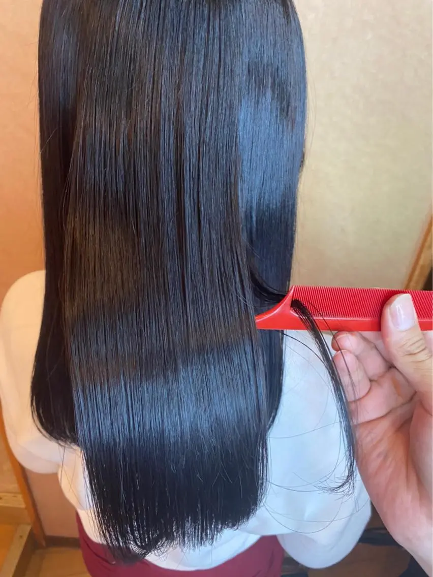 セミロング トリートメント marron 加瀬のヘアスタイル