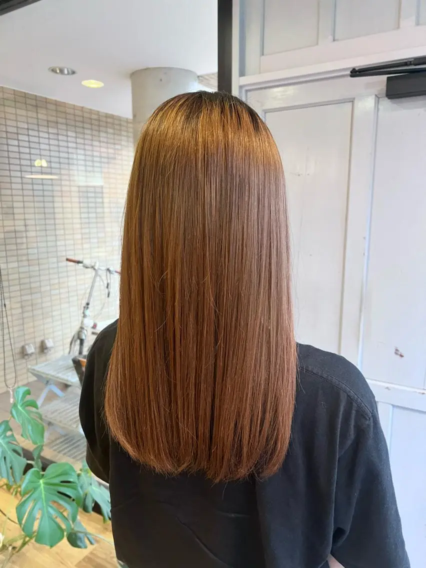 ロング 髪質改善 トリートメント トリートメント ツキダテ ユイのヘアスタイル