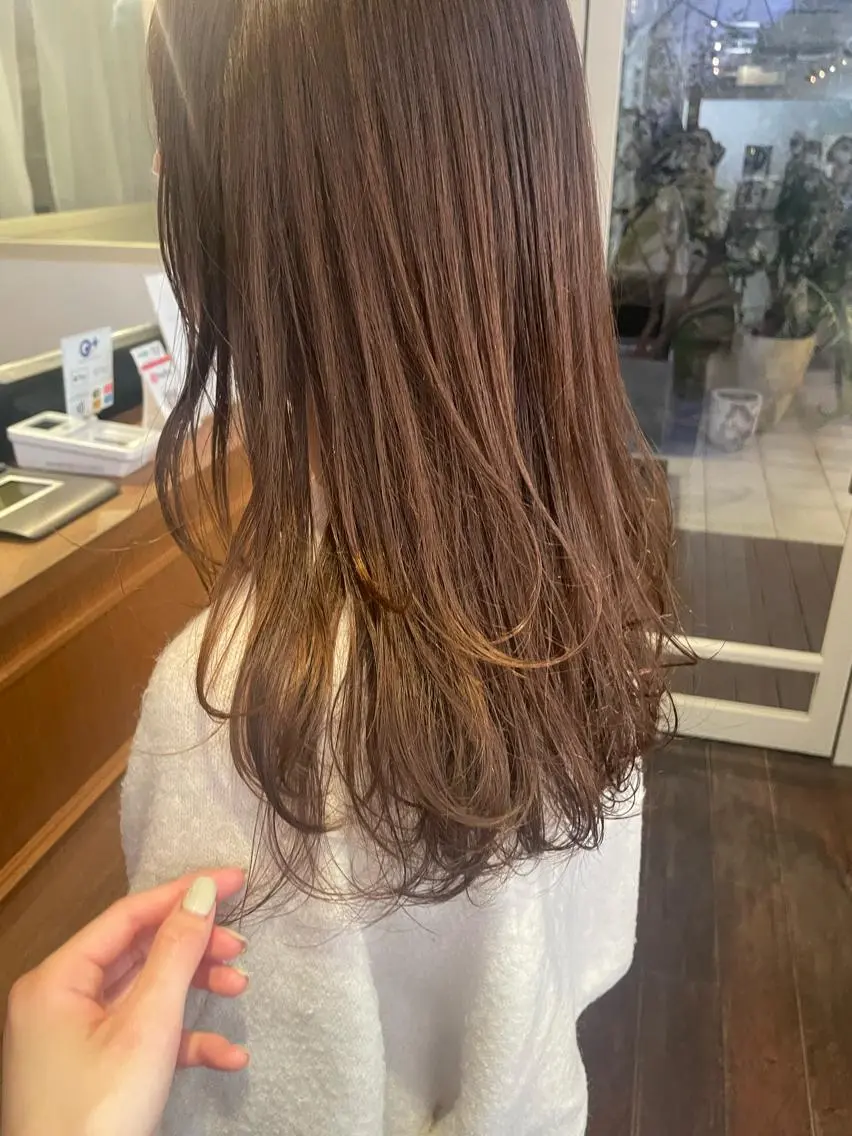 ミディアム 抜け感ボブ×パーマ |kazaneのヘアスタイル