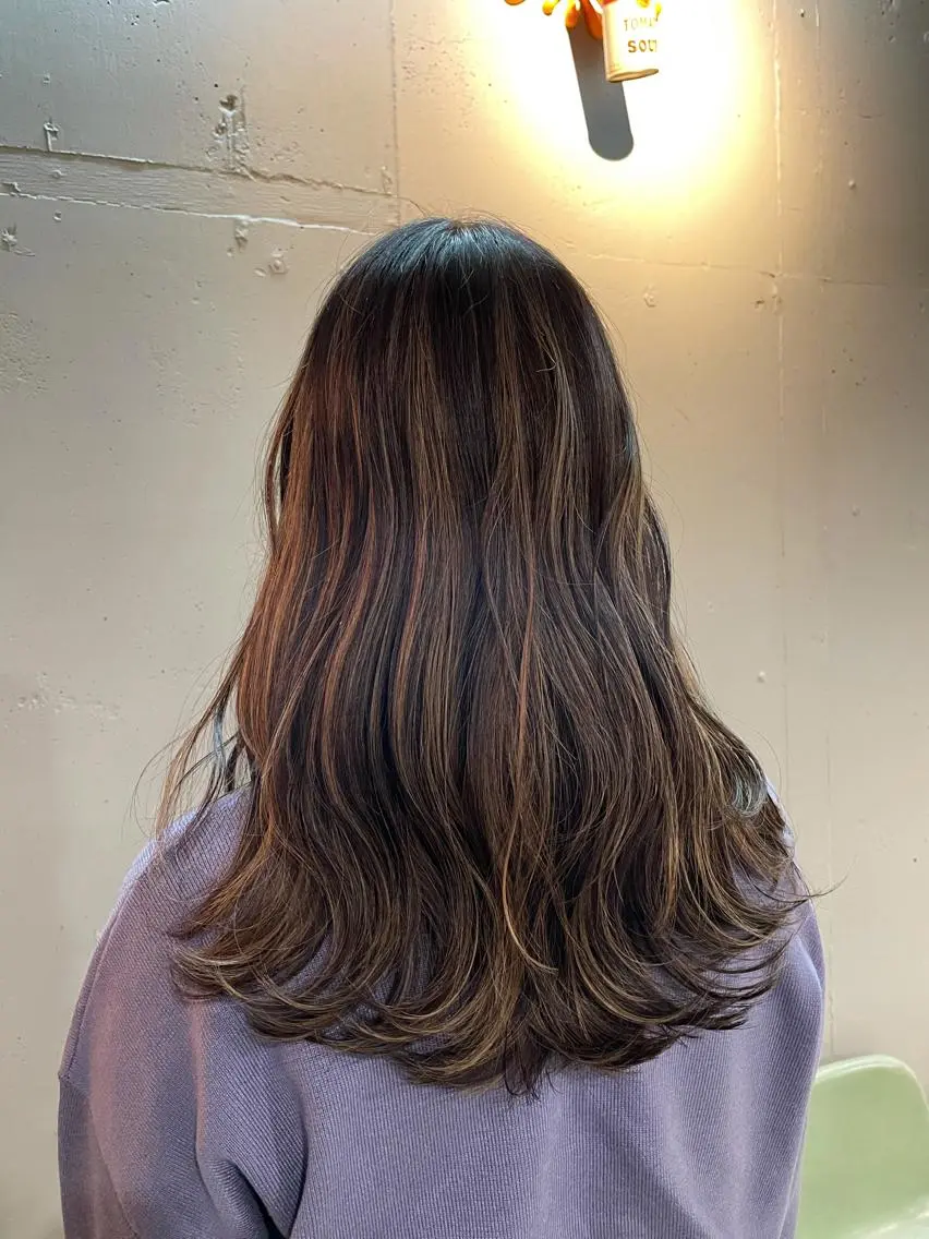 セミロング ヘアカラー トリートメント 🌼褒められヘア🌼 kaoのヘアスタイル