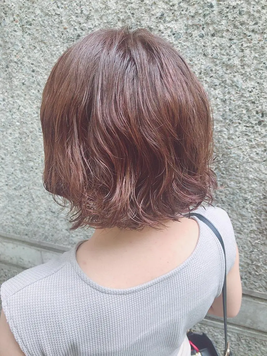 ショート カラー パーマ ヘアアレンジ メンズ メンズパーマ カット パーマ ちこ .のヘアスタイル