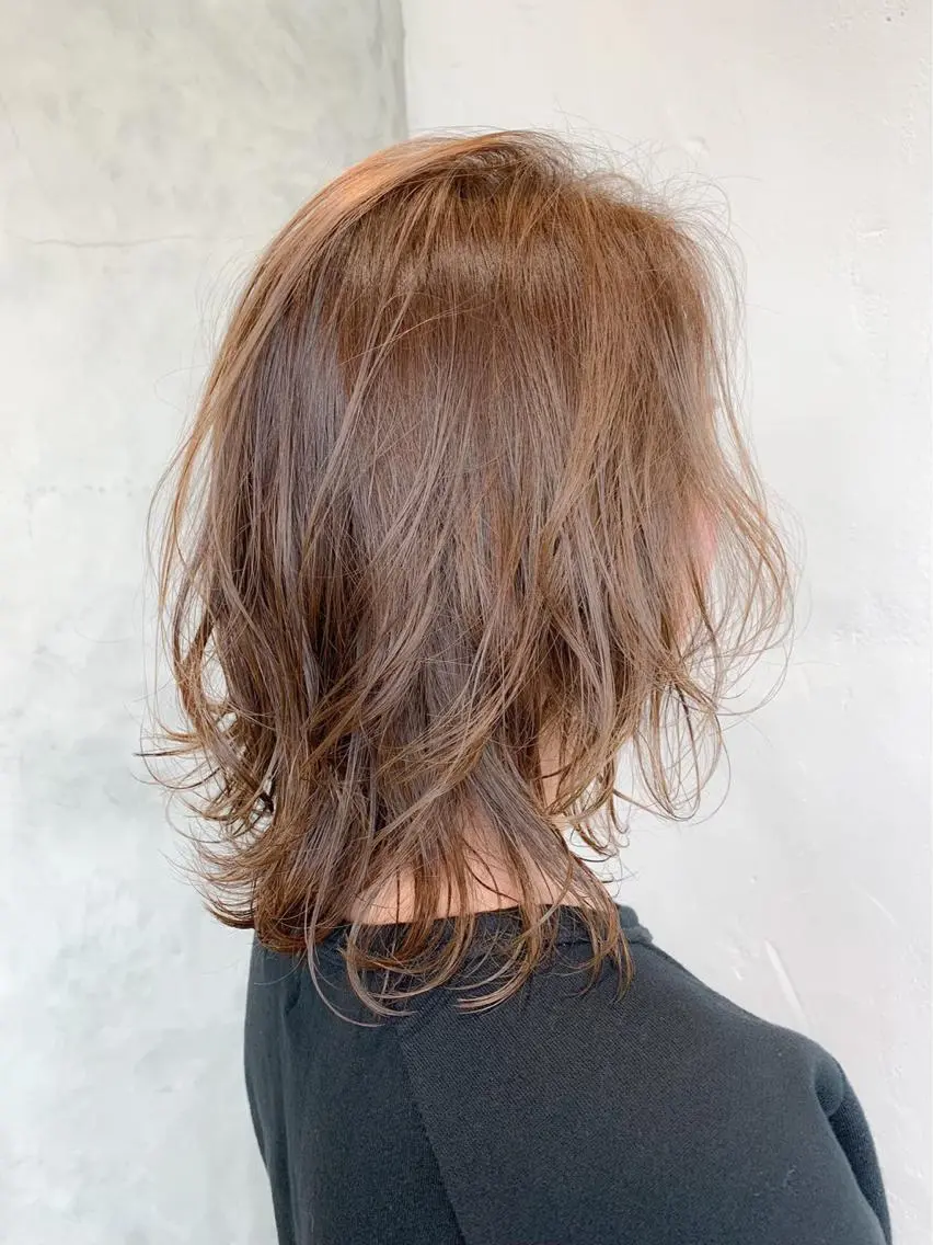 ミディアム 韓国ヘア指名率 No. 1小堀京介のヘアスタイル