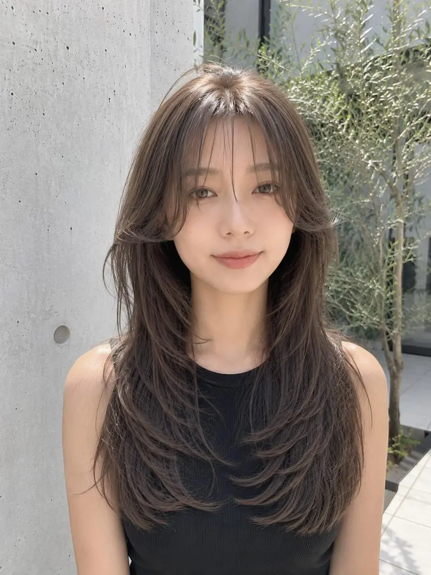 ミディアム ヘアカラー ❄️透明感カラー❄️ メンズ✂️TOWAのヘアスタイル