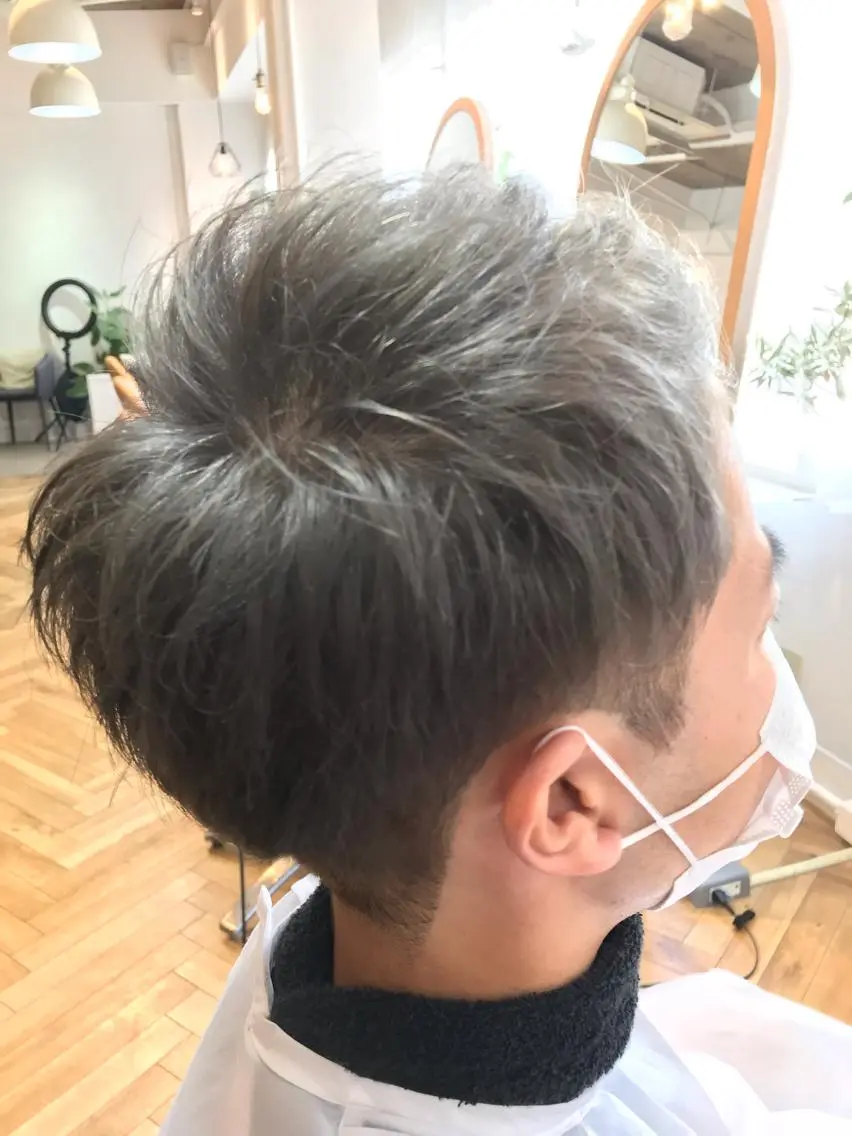 ショート カラー ブリーチ カット newi 天王寺 masakoのヘアスタイル