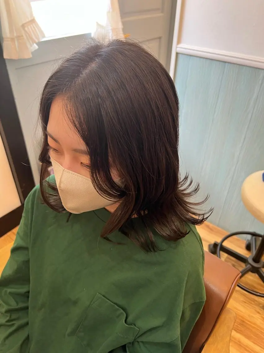 ミディアム 🐰ハイトーンカラー 畠山 渡🐰のヘアスタイル