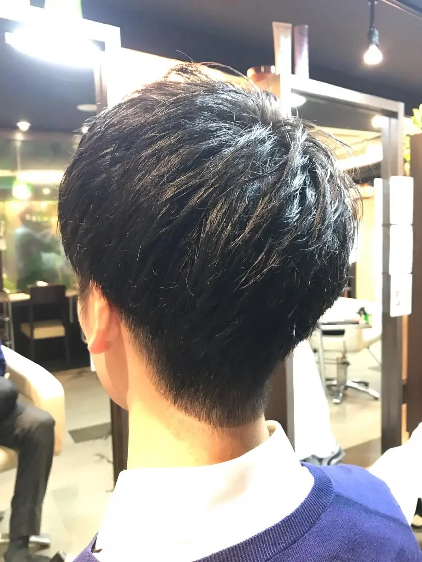 ショート メンズ ❣️大人色気レイヤー 美髪縮毛 金山❣️のヘアスタイル