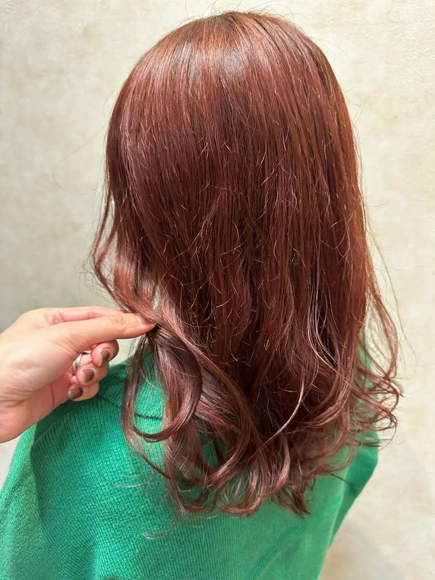 カラー ラベンダーカラー ピンクカラー ピンクラベンダー アメイジングヘアー 千歳店　福嶋のヘアスタイル