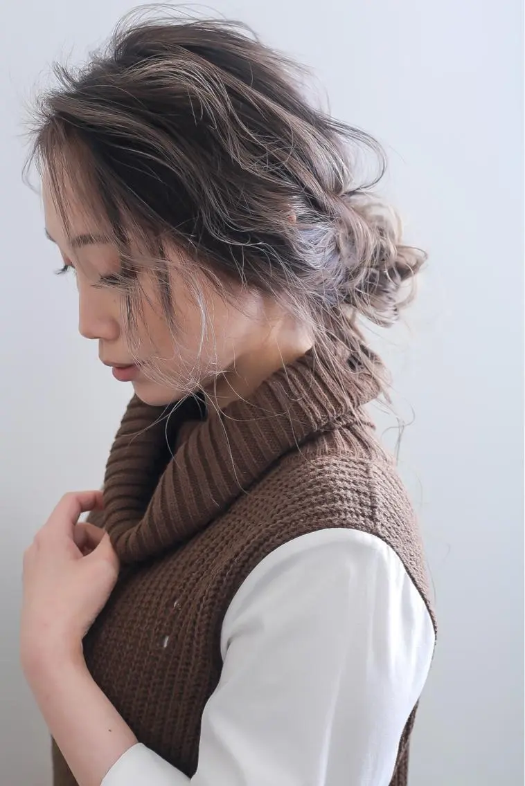 ロング カラー ヘアアレンジ 伊藤 裕貴のヘアスタイル
