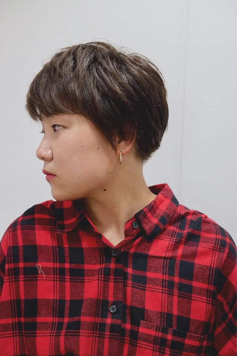 ショート カラー メンズスタイル ly本厚木のヘアスタイル