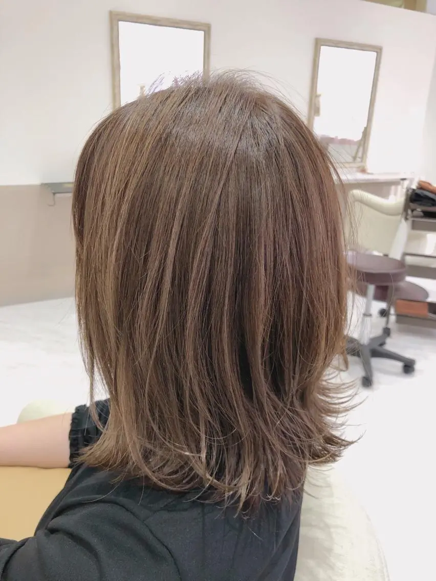 ミディアム カラー 似合わせかわいい カット【店長】珱翔のヘアスタイル